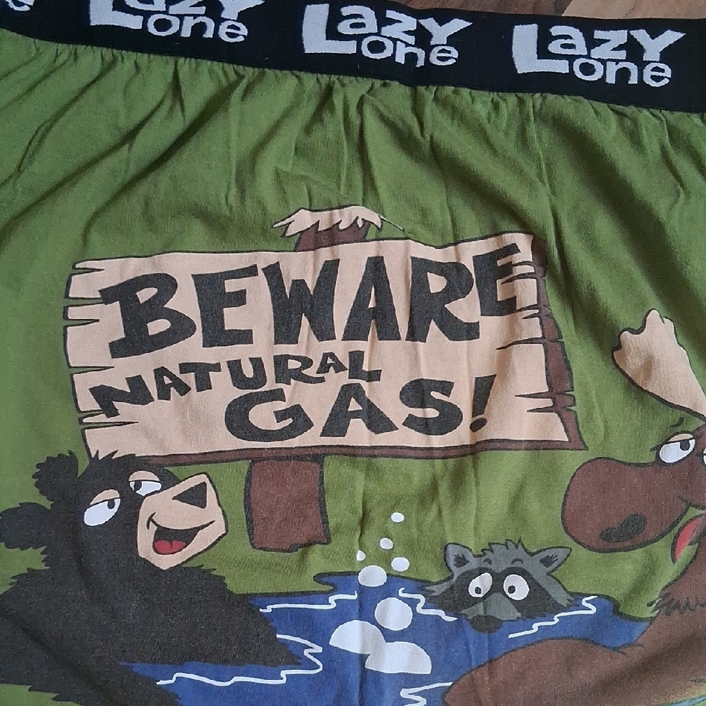 Lazy One Olive Green Men's Boxers - Picture 4 of 4